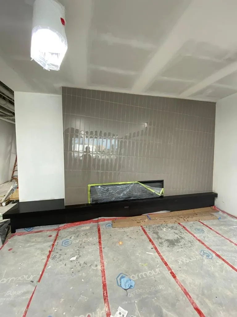 Commercial tile installation for a Calgary business